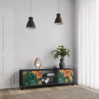 AUTUMN KALEIDOSCOPE TV-Lowboard mit 2 Türen in Schwarz