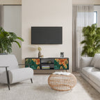 AUTUMN KALEIDOSCOPE TV-Lowboard mit 2 Türen in Schwarz