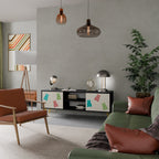 GUMMY BEARS TV-Lowboard mit 2 Türen in Schwarz