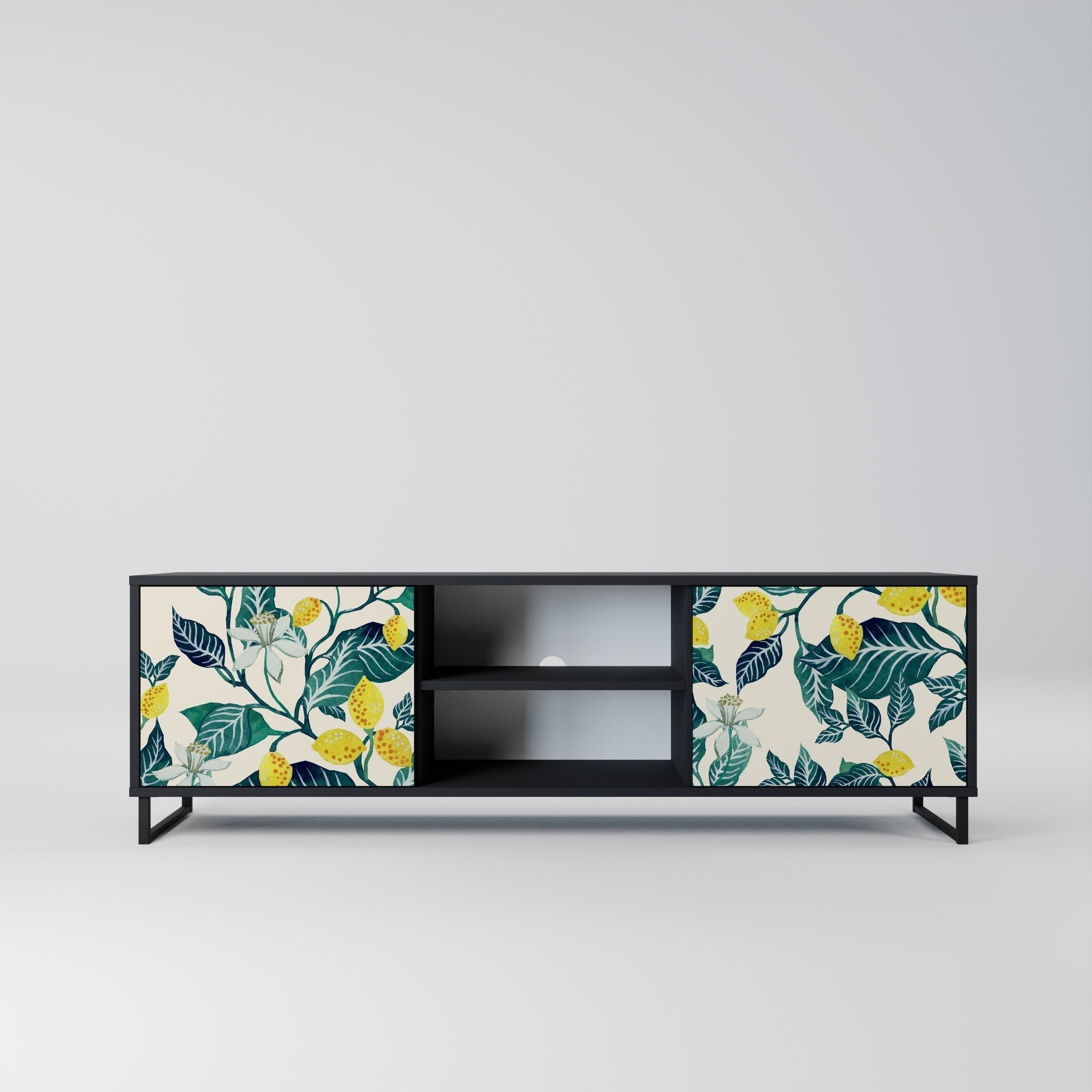 LEMON TREE TV-Lowboard mit 2 Türen in Schwarz
