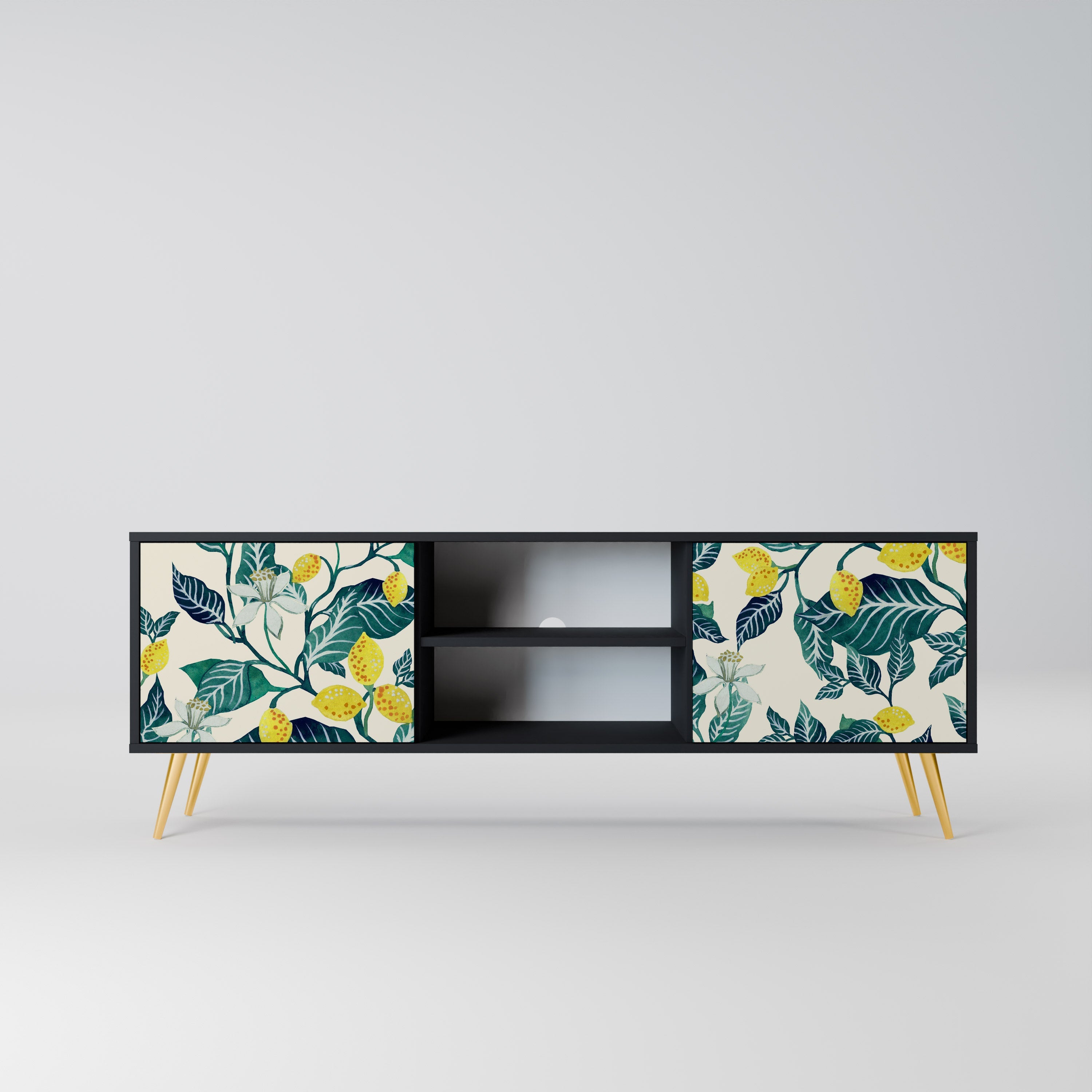 LEMON TREE TV-Lowboard mit 2 Türen in Schwarz