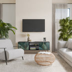 ROYAL GREEN TV-Lowboard mit 2 Türen in Schwarz