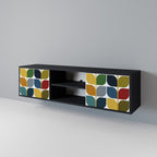 WEIGHTLESS HOURS TV-Lowboard mit 2 Türen in Schwarz