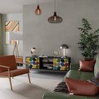 WEIGHTLESS HOURS TV-Lowboard mit 2 Türen in Schwarz