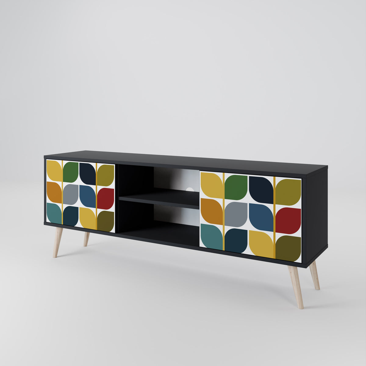 WEIGHTLESS HOURS 2-Door TV Cabinet