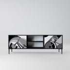 BIKE ENERGY TV-Lowboard mit 2 Türen in Schwarz