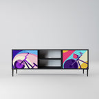 BIKE DREAMS TV-Lowboard mit 2 Türen in Schwarz