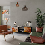 TRACES OF AUTUMN TV-Lowboard mit 2 Türen in Schwarz