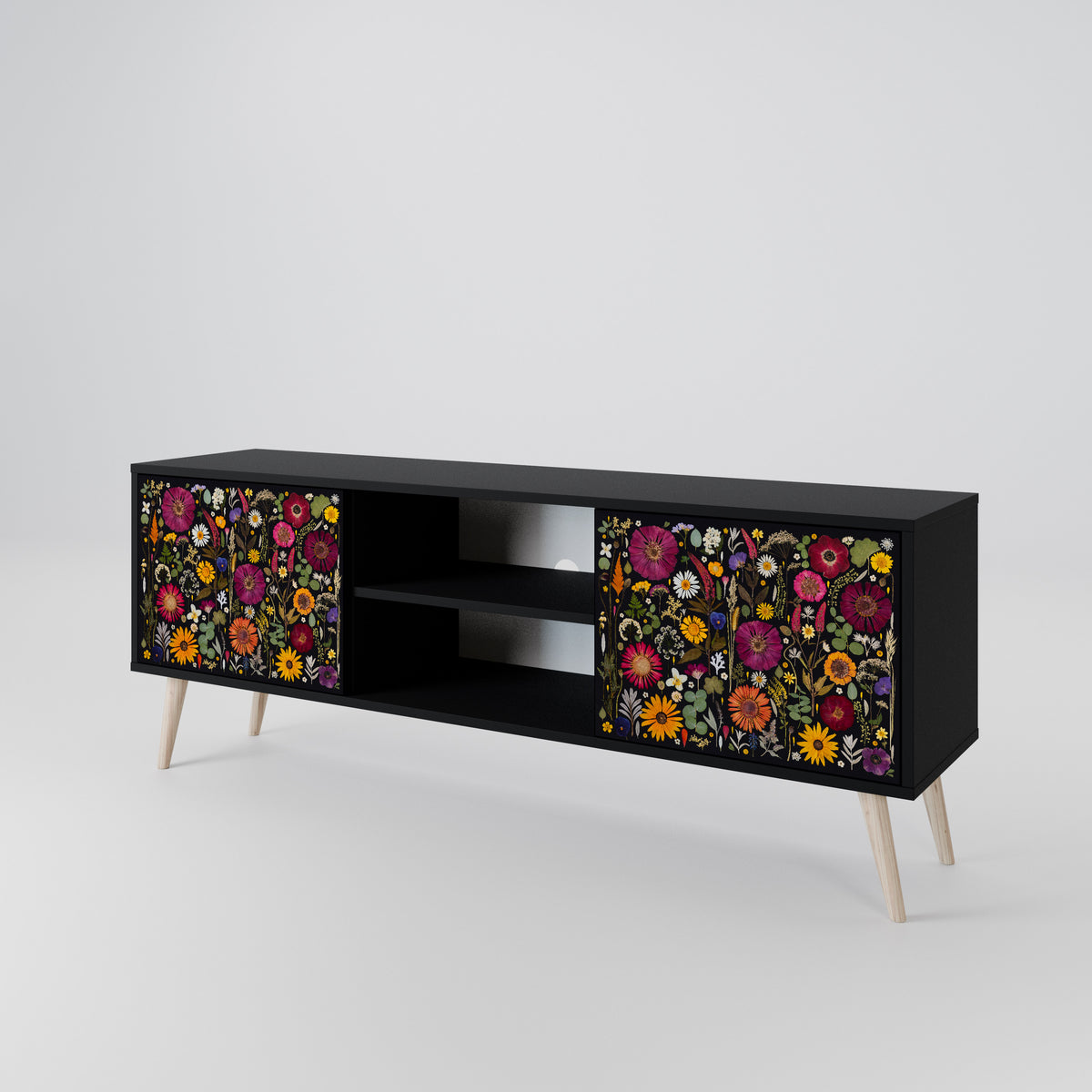 MIDNIGHT GARDEN 2-Door TV Cabinet