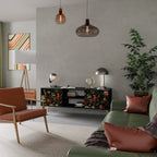 AVIAN GREENERY TV-Lowboard mit 2 Türen in Schwarz