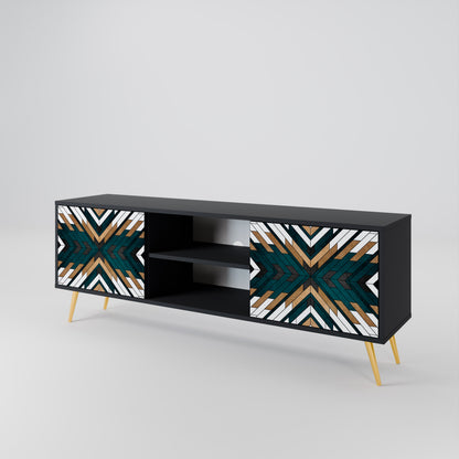 ARTISTIC GEOMETRY 2-türiges TV-Lowboard