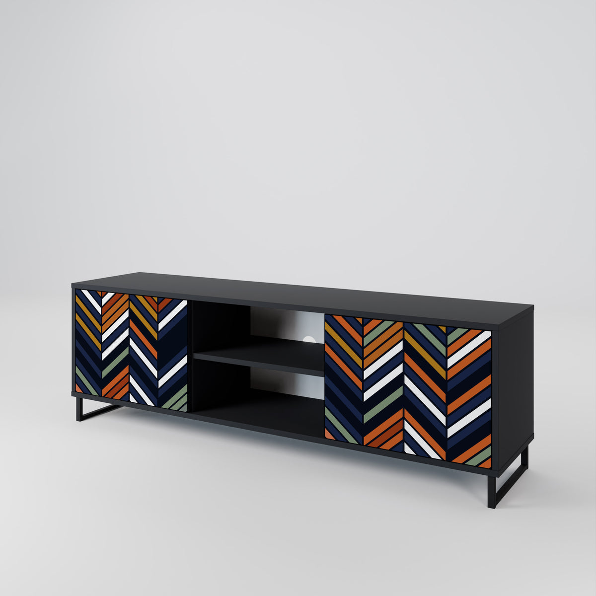 VIBRANT PATCHWORK 2-türiges TV-Lowboard