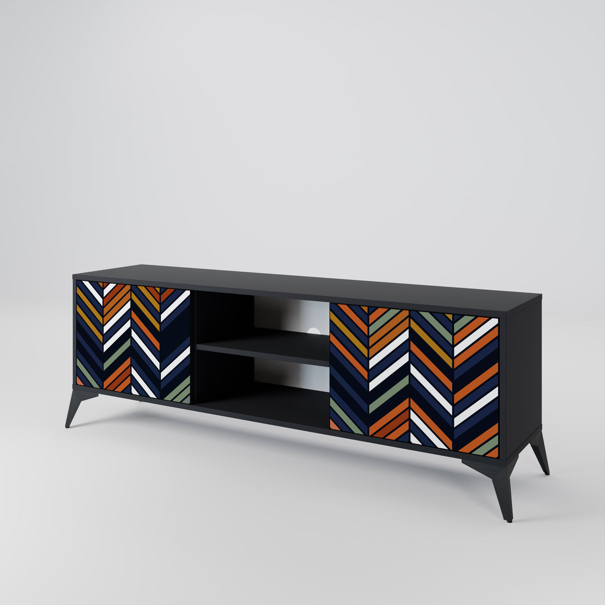 VIBRANT PATCHWORK 2-türiges TV-Lowboard