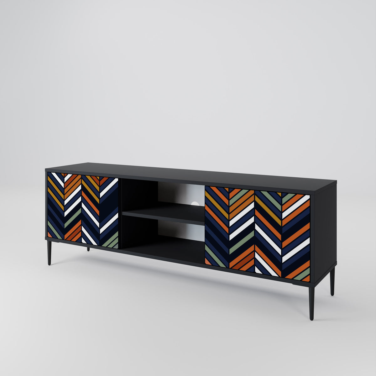 VIBRANT PATCHWORK 2-türiges TV-Lowboard