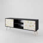 SPOTTED DAZE TV-Lowboard mit 2 Türen in Schwarz