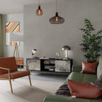 TIMELESS GLIDE TV-Lowboard mit 2 Türen in Schwarz