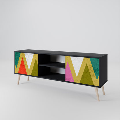 COLORFUL TRIANGLES 2-türiges TV-Lowboard