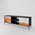 SANDHILLS SPLENDOUR TV-Lowboard mit 2 Türen in Schwarz