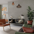 GOLD DUST TV-Lowboard mit 2 Türen in Schwarz