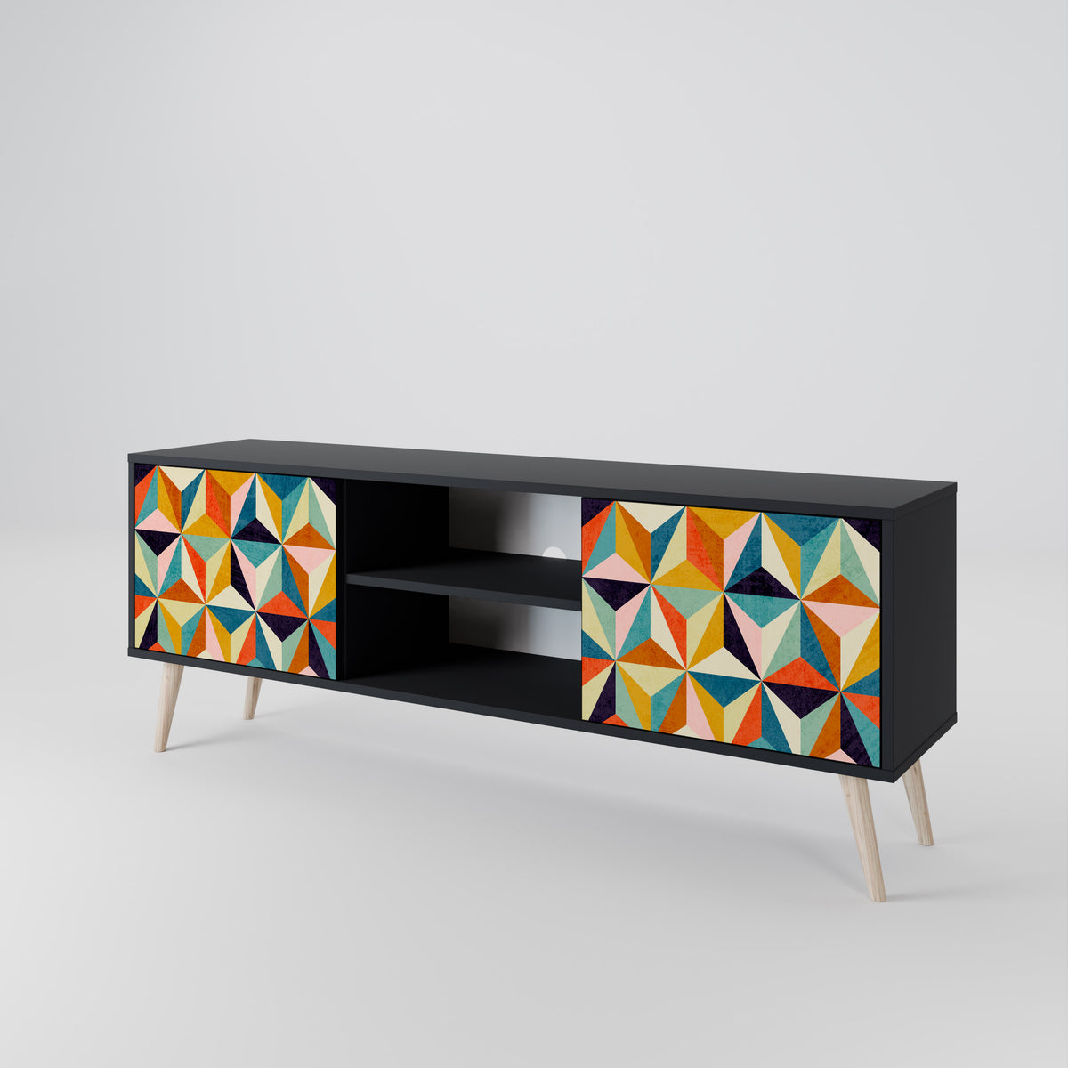 TESSELATE TREASURES 2-türiges TV-Lowboard