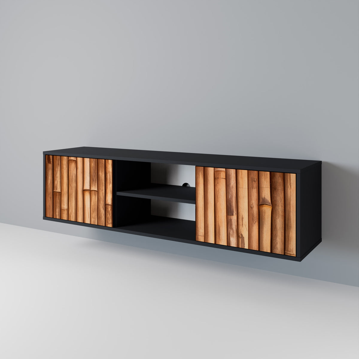 NATURAL WOOD 2-türiges TV-Lowboard