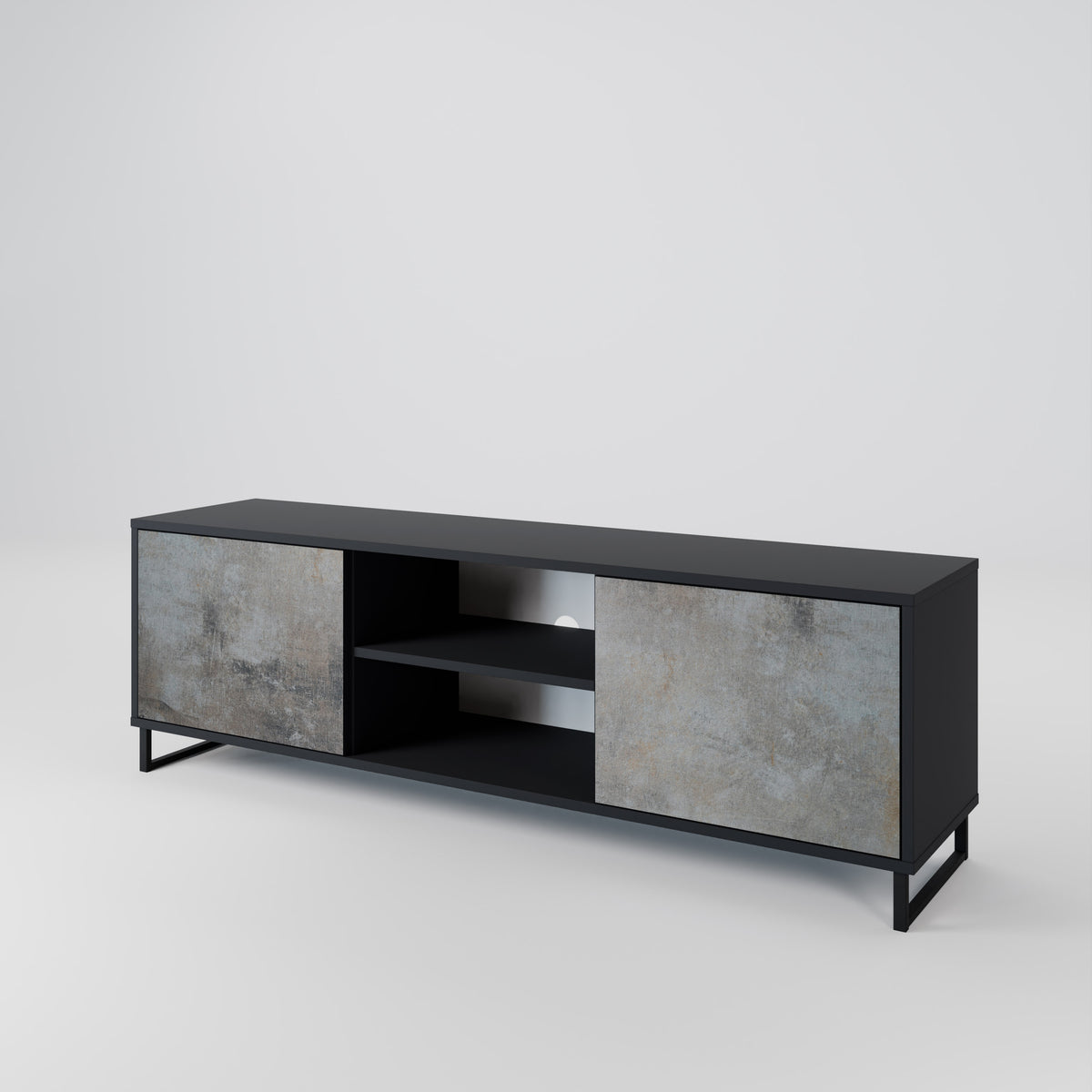 CONCRETE WALL 2-Door TV Cabinet