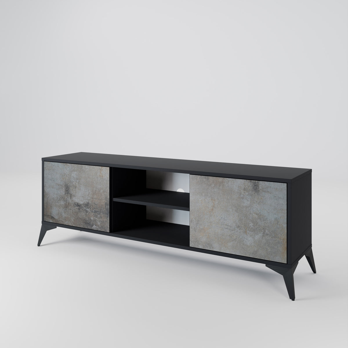 CONCRETE WALL 2-Door TV Cabinet