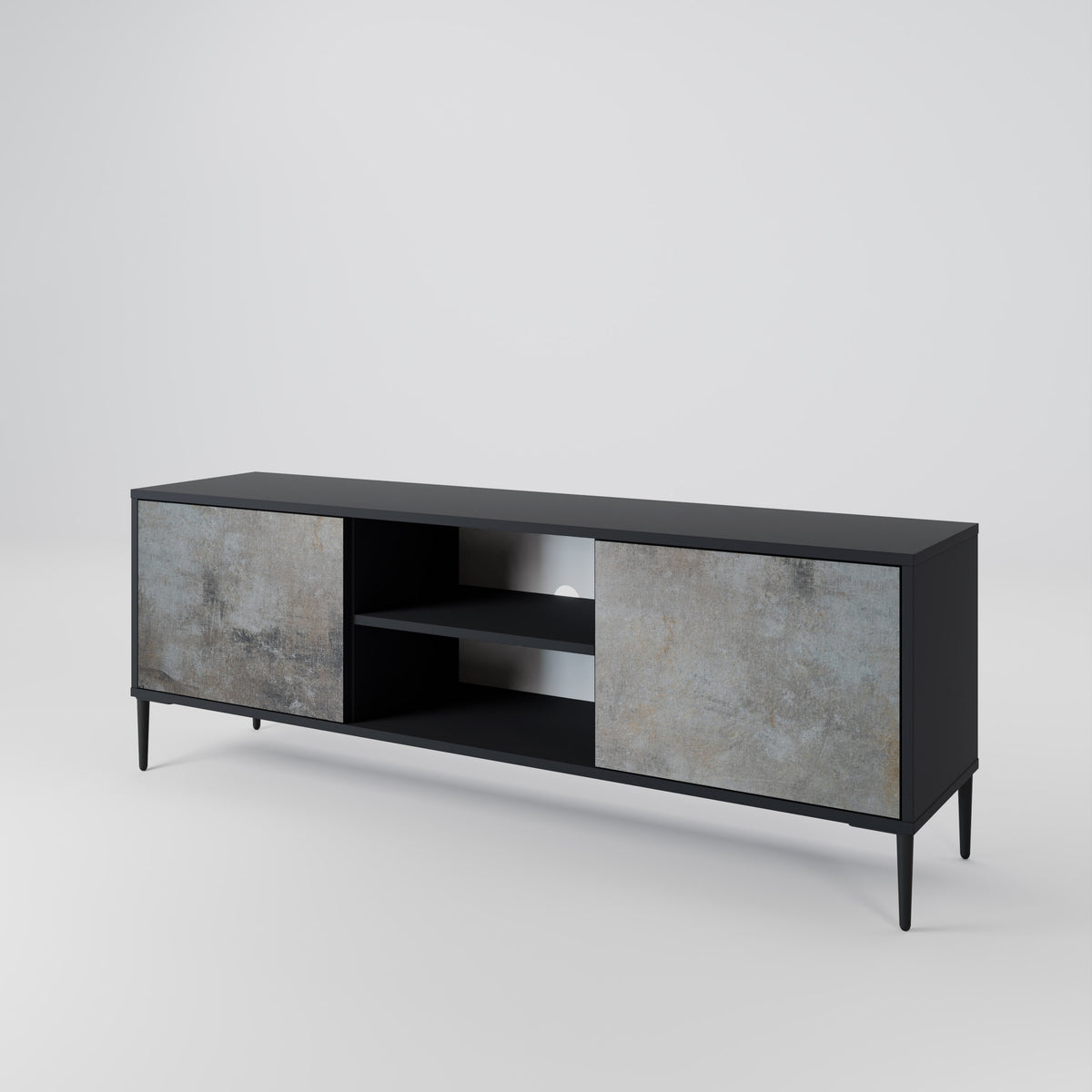 CONCRETE WALL 2-Door TV Cabinet