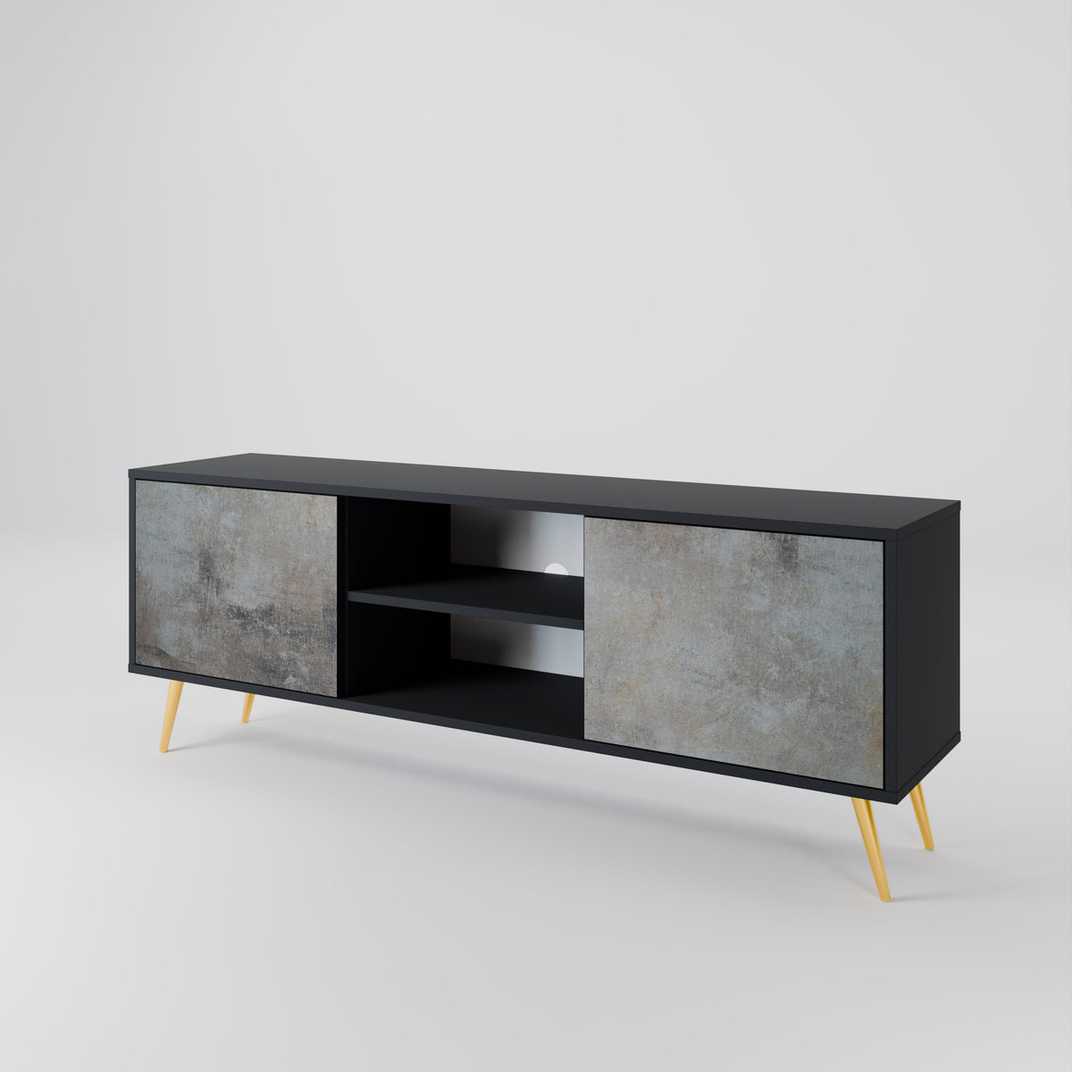 CONCRETE WALL 2-Door TV Cabinet