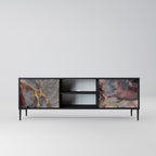 GOLDEN TIDES TV-Lowboard mit 2 Türen in Schwarz