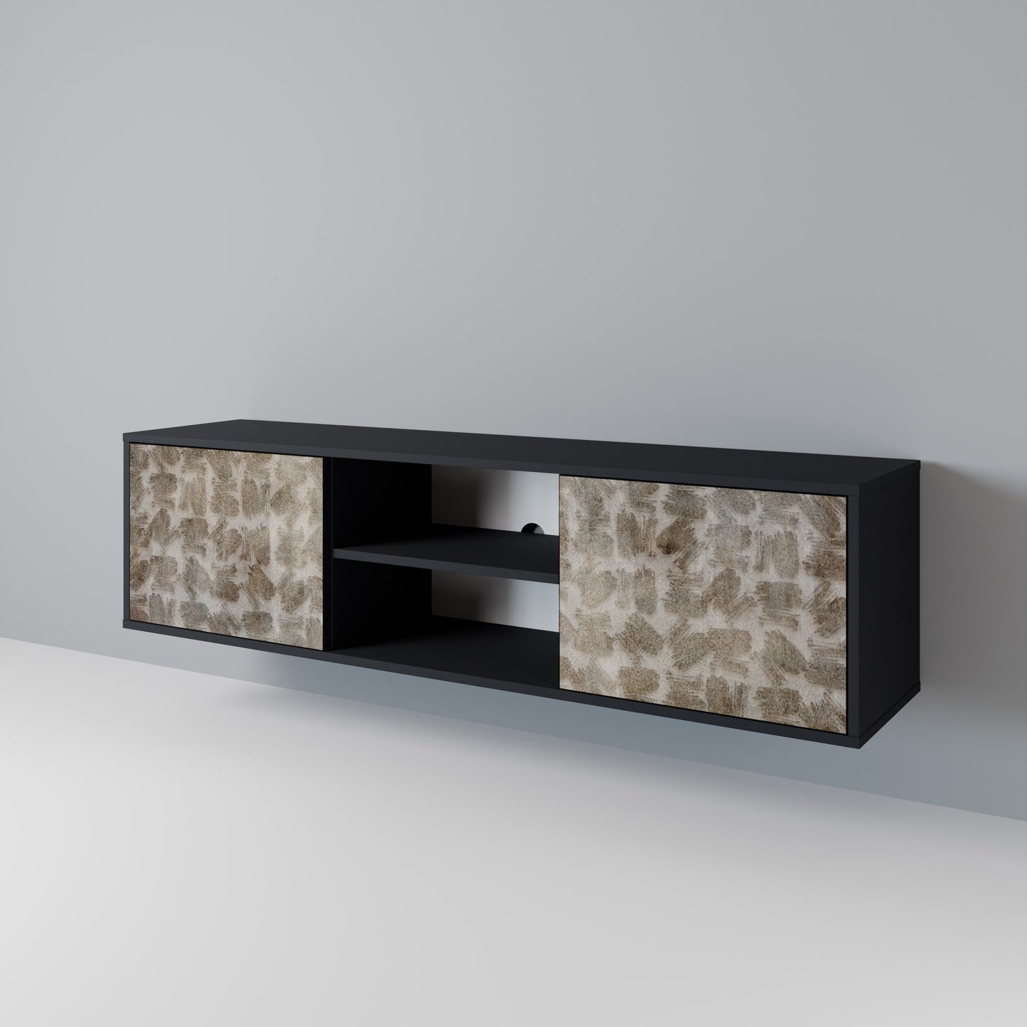 SLIGHTLY BLURRED 2-türiges TV-Lowboard