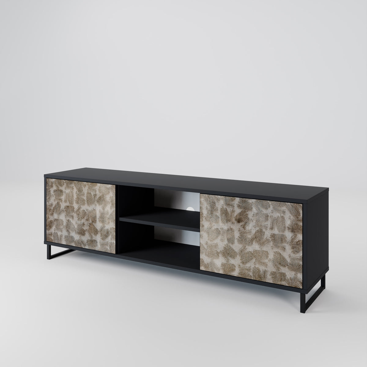SLIGHTLY BLURRED 2-türiges TV-Lowboard