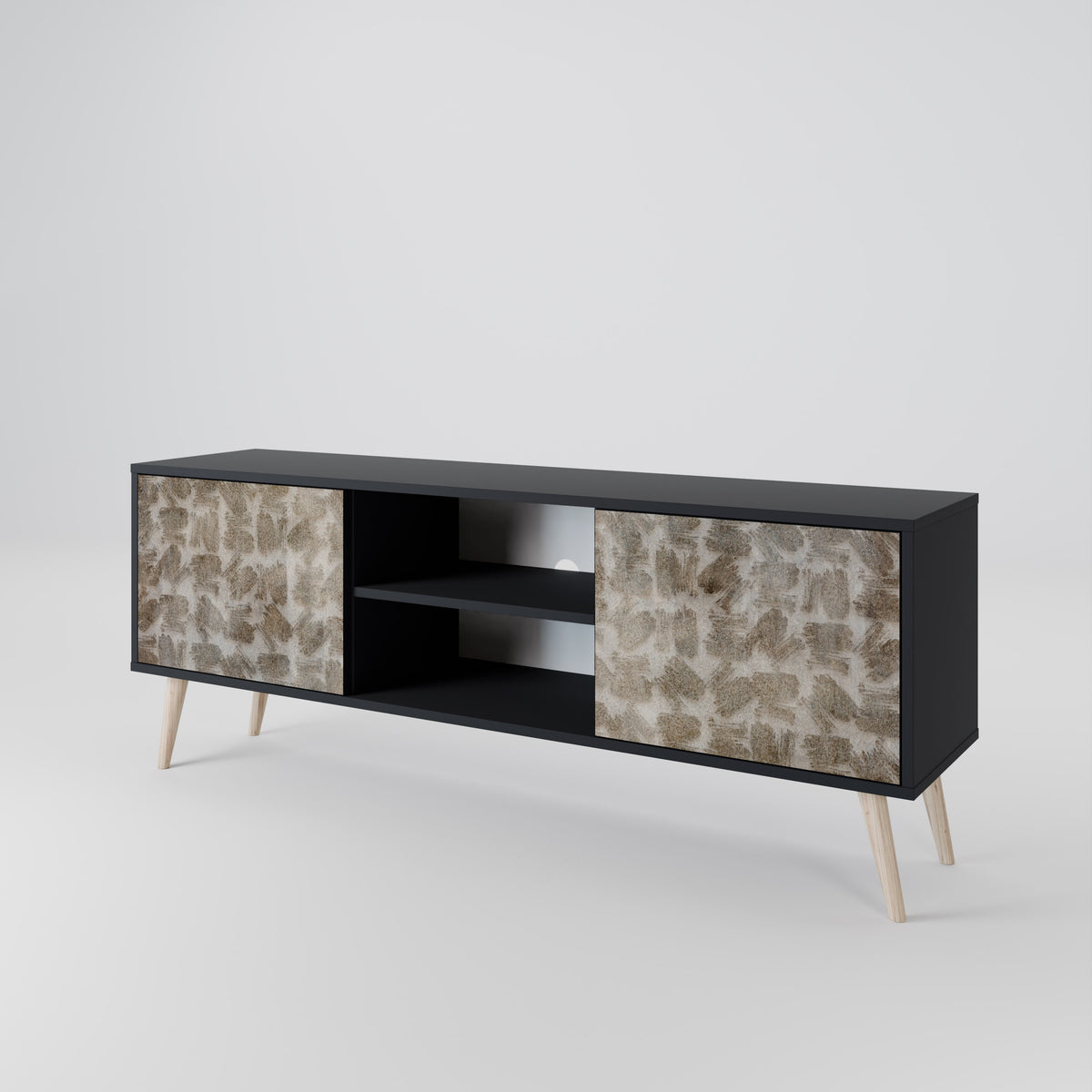 SLIGHTLY BLURRED 2-türiges TV-Lowboard