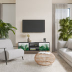 EXPENSIVE NATURE TV-Lowboard mit 2 Türen in Schwarz