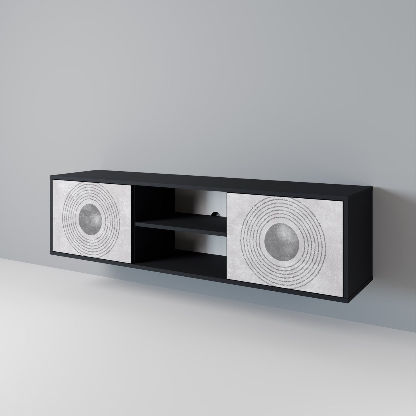 SOLID CIRCLES 2-türiges TV-Lowboard