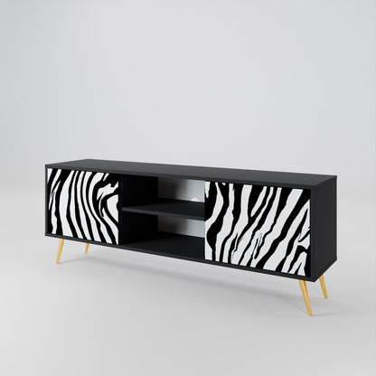 SPLENDID ZEBRA 2-türiges TV-Lowboard