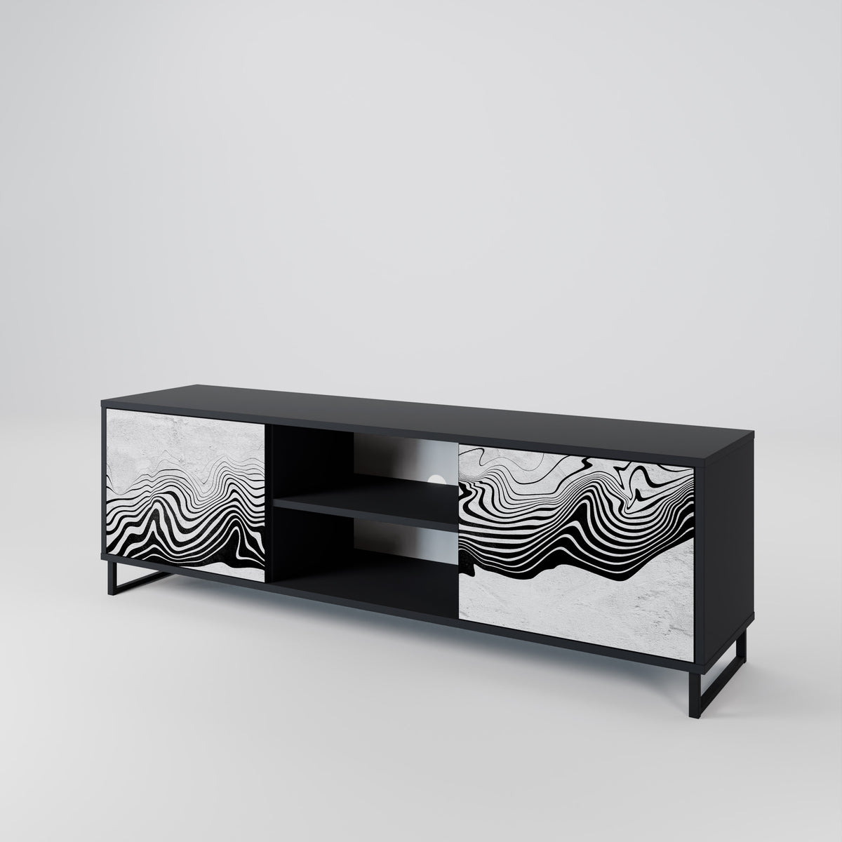 MONOCHROME MIRAGE 2-türiges TV-Lowboard
