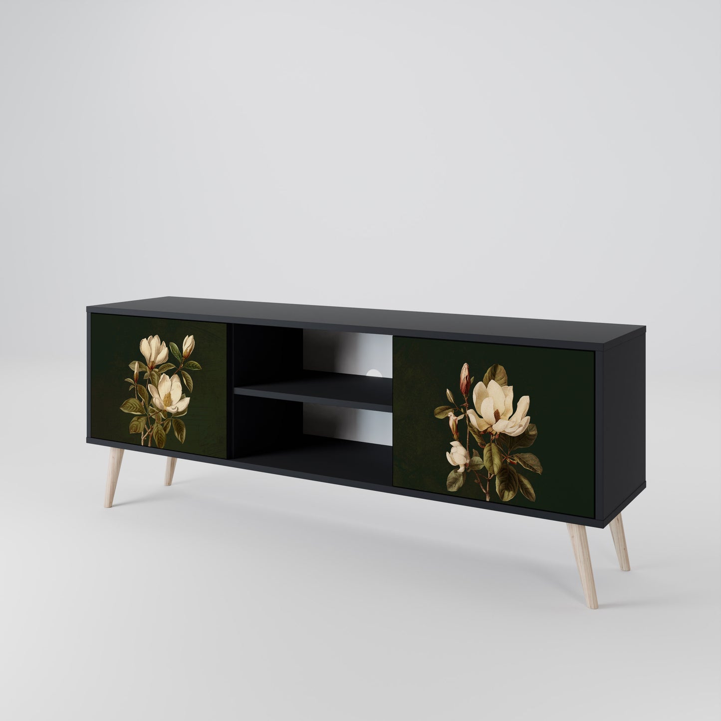 FLORAL NOIR 2-türiges TV-Lowboard
