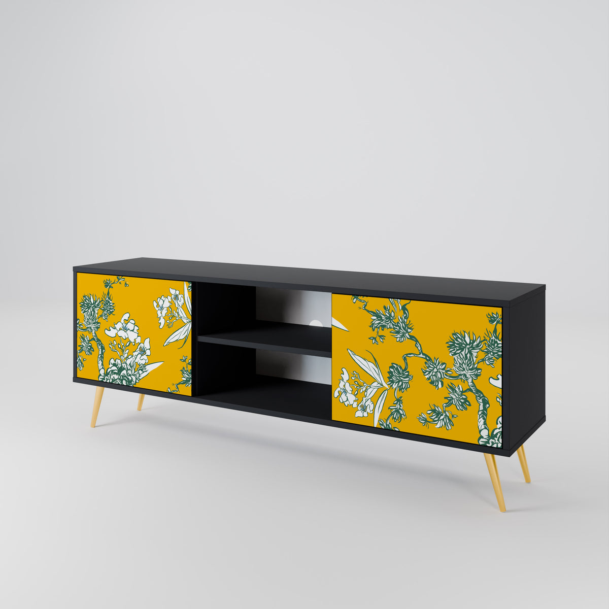 YELLOW CHINOISERIE 2-türiges TV-Lowboard
