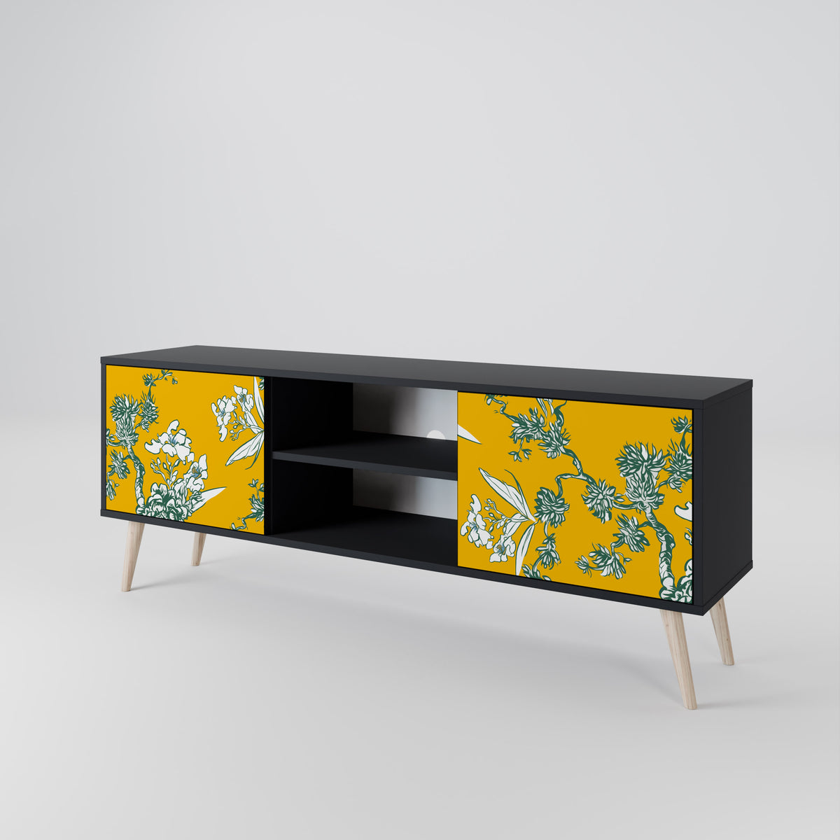 YELLOW CHINOISERIE 2-türiges TV-Lowboard