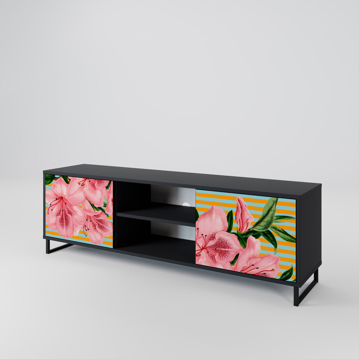 FRAGILE BEAUTY 2-türiges TV-Lowboard