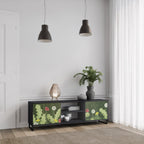 DANDELION AMUSE 2-Door TV Stand in Black Finish