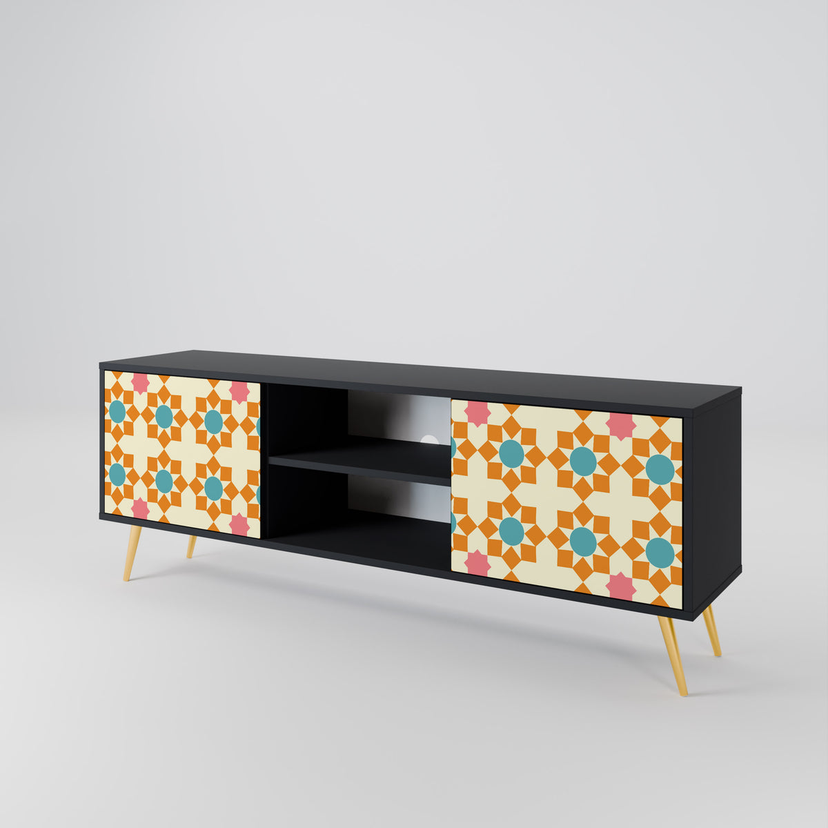 FLORAL DECOR 2-türiges TV-Lowboard