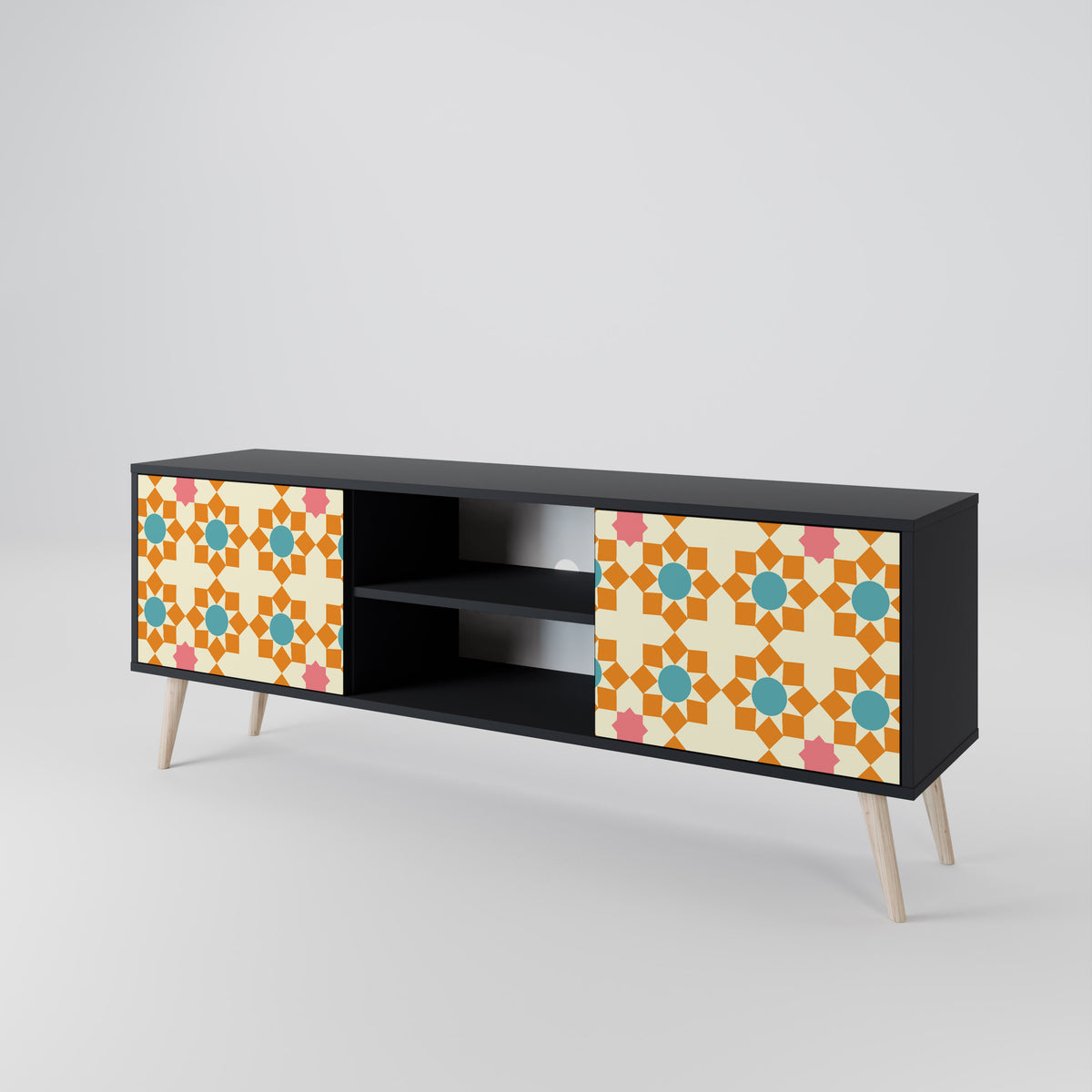 FLORAL DECOR 2-türiges TV-Lowboard