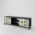 SEEDLING SONGBIRD 2-Door TV Stand in Black Finish