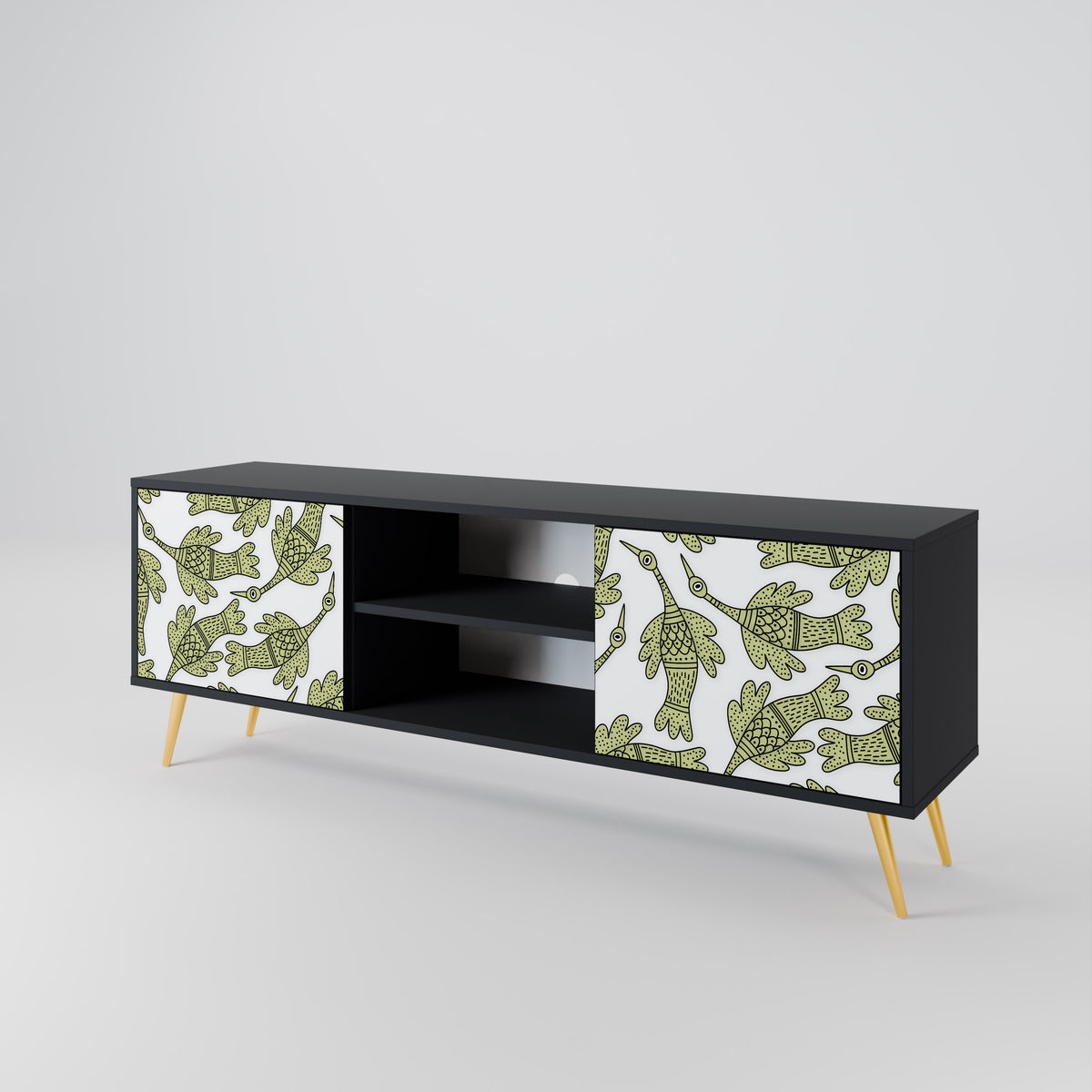 SEEDLING SONGBIRD 2-Door TV Cabinet