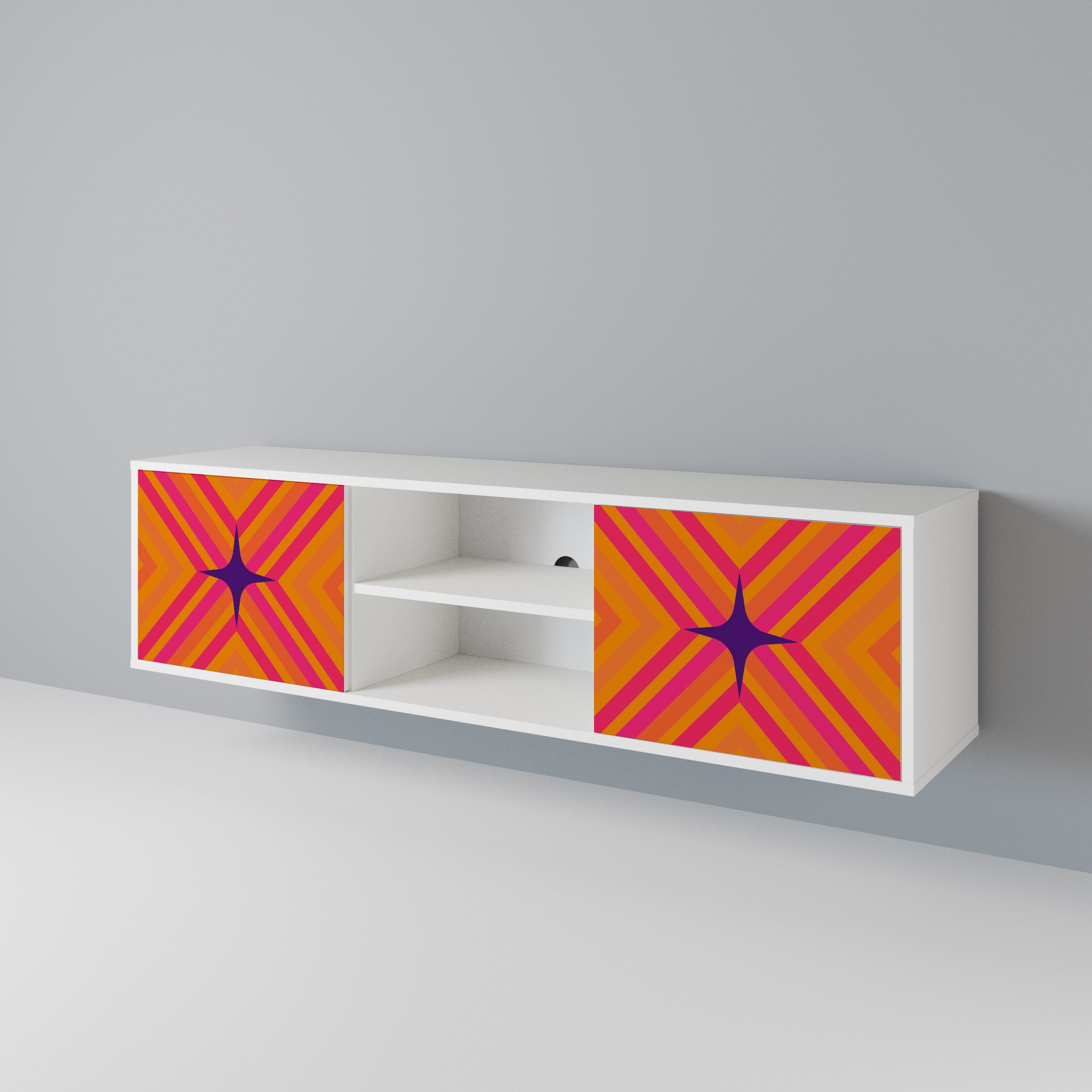 GEOMETRIC BRILLIANCE 2-türiges TV-Lowboard