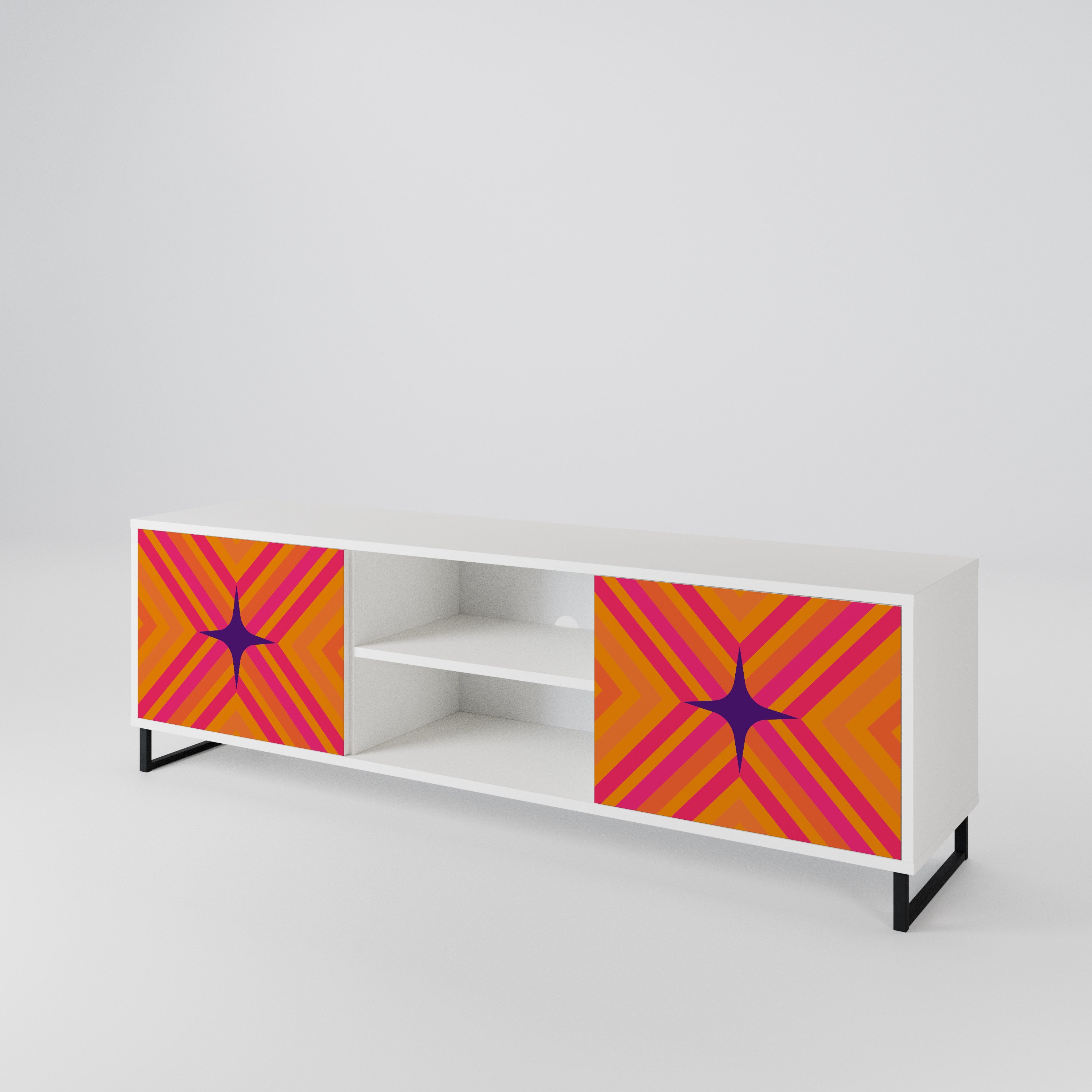 GEOMETRIC BRILLIANCE 2-türiges TV-Lowboard