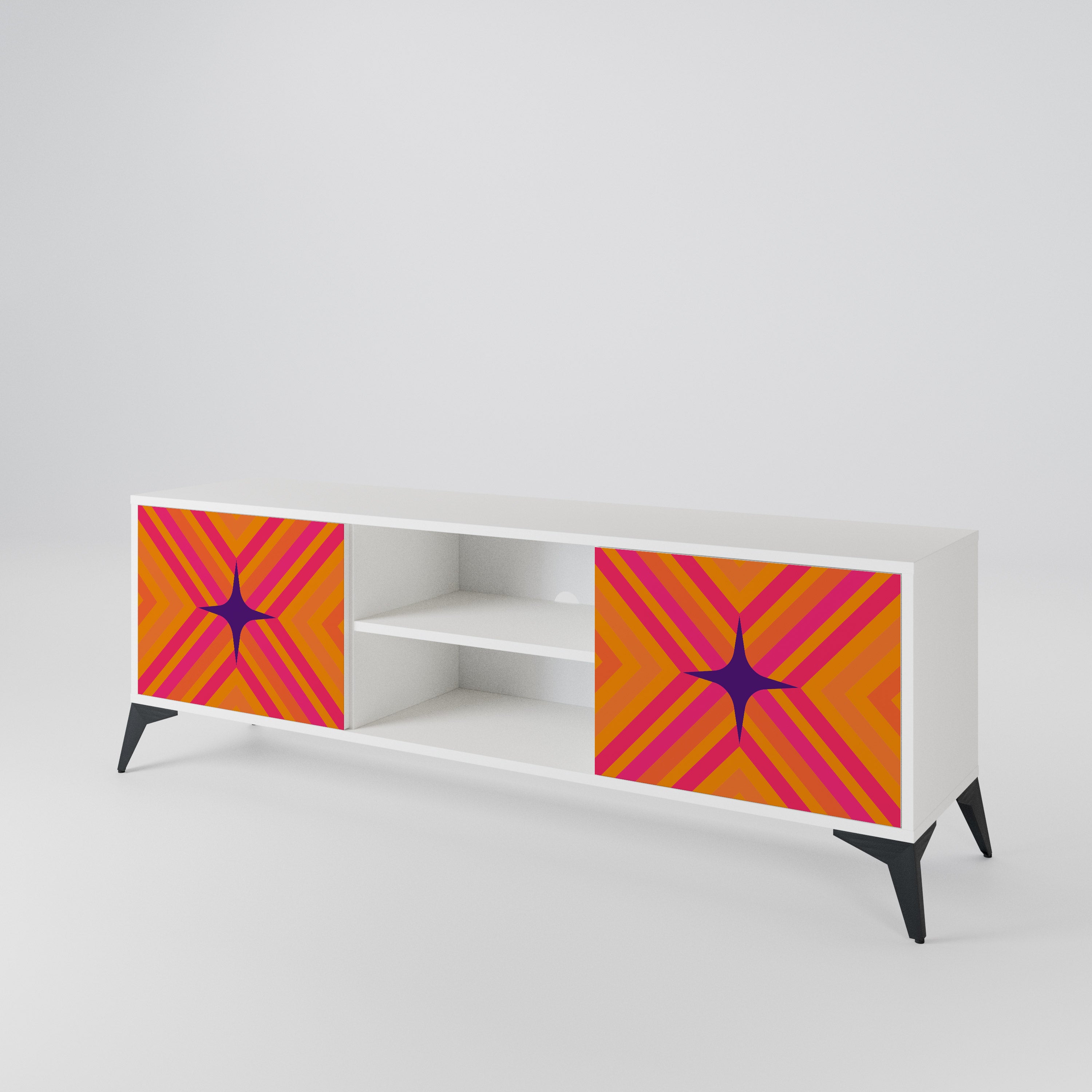 GEOMETRIC BRILLIANCE 2-türiges TV-Lowboard