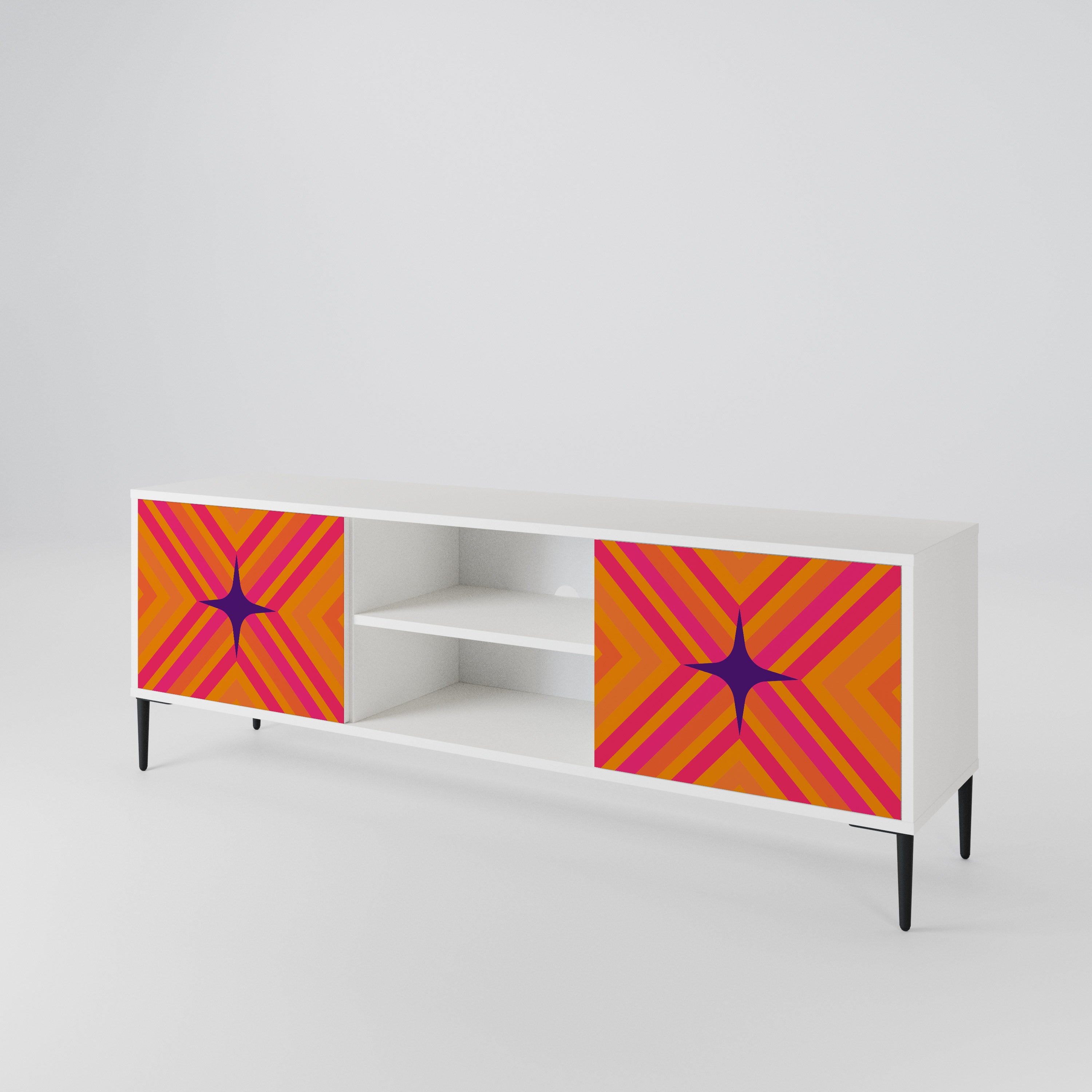 GEOMETRIC BRILLIANCE 2-türiges TV-Lowboard